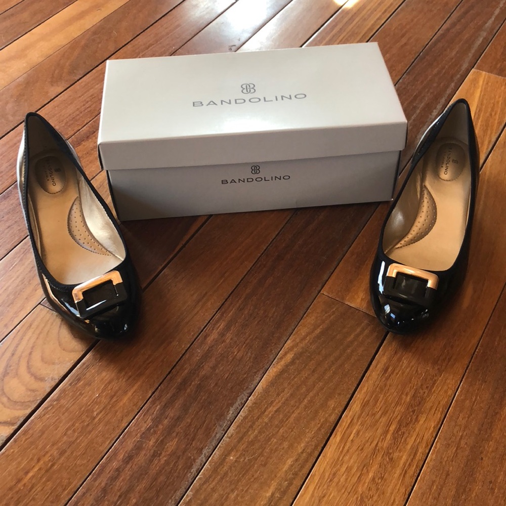 Bandolino black wedge flats - Picture 4 of 5